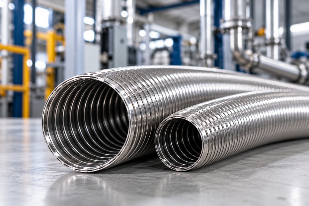 Industrial PVC hose for technical applications