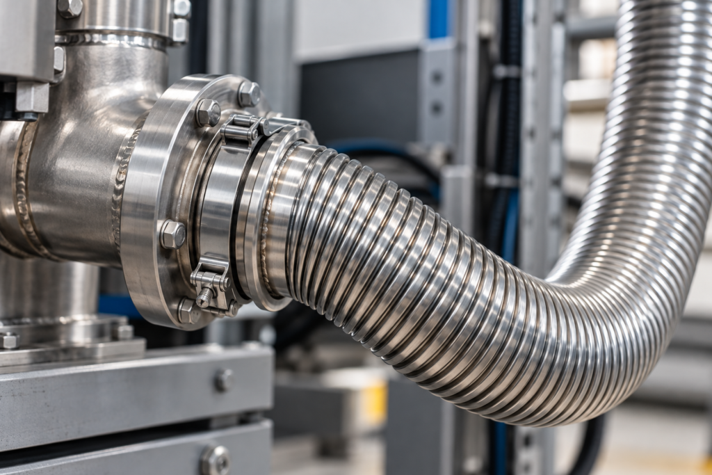 Construction of an industrial PVC hose